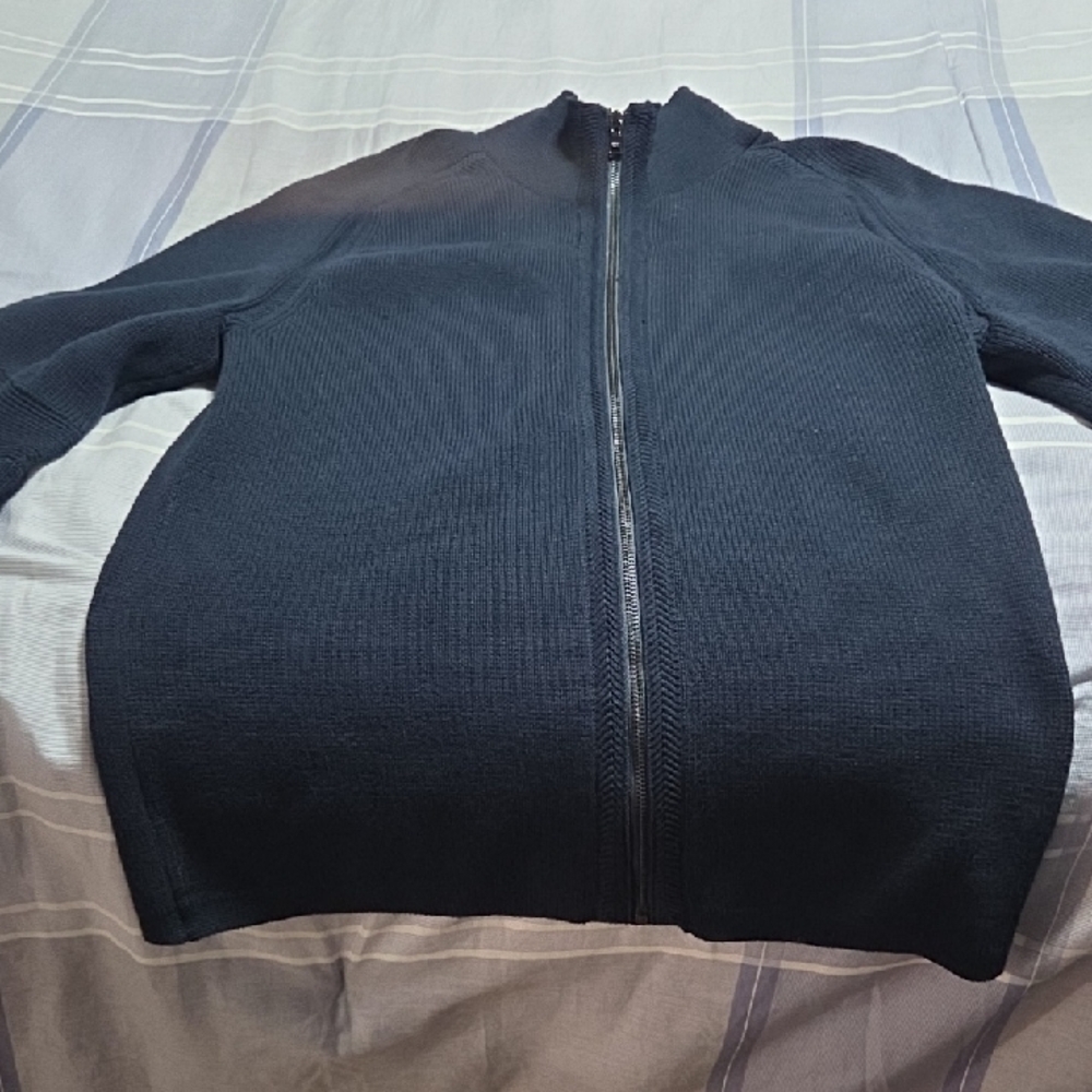 Calvin Klein Men's Black Cardigan Sweater